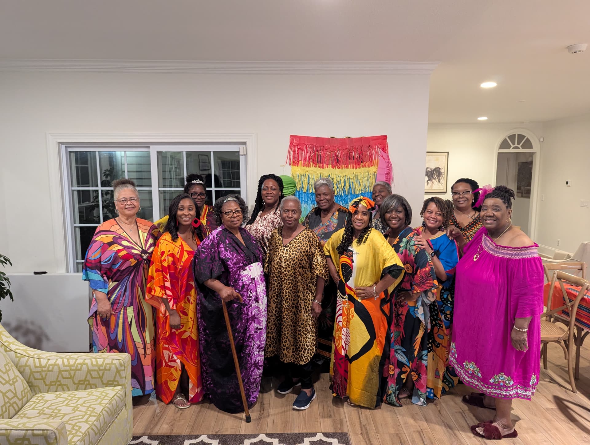 Caftans & crowns · sisterhood night